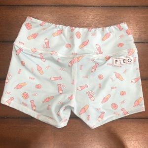 Fleo Power High Rise Desserts Spandex Shorts
